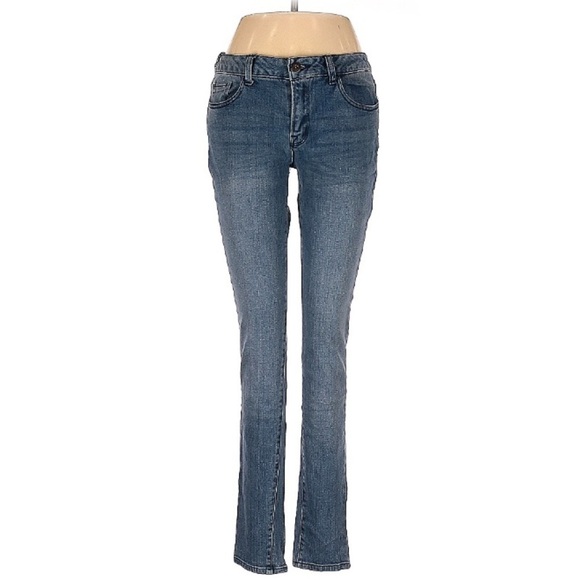 Allen Schwartz ABS Mid Wash Skinny Jeans Size 27 - Picture 1 of 3